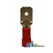 A & I Products Male Disconnects, Insulated, Wire Size 22-16, Tab Size .250, 10 Pk 1.75" x4" x1.75" A-R16 - alternate 1